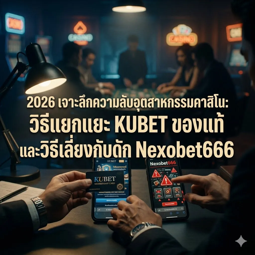2026 เจาะลึกความลับอุตสาหกรรมคาสิโน: วิธีแยกแยะ KUBET ของแท้และวิธีเลี่ยงกับดัก Nexobet666